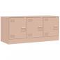 Preview: TV-Schrank Rosa 99x39x44 cm Stahl