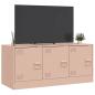 Preview: TV-Schrank Rosa 99x39x44 cm Stahl