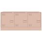 Preview: TV-Schrank Rosa 99x39x44 cm Stahl