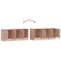 Preview: TV-Schrank Rosa 99x39x44 cm Stahl