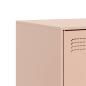 Preview: TV-Schrank Rosa 99x39x44 cm Stahl