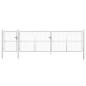 Preview: Mesh-Gartentor Silbern 500x175 cm Verzinkter Stahl