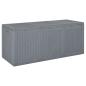 Preview: ARDEBO.de - Gartenbox Grau PP Rattan 270 L