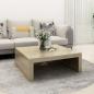 Preview: ARDEBO.de - Couchtisch Sonoma-Eiche 100x100x35 cm Holzwerkstoff