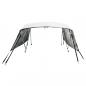 Preview: 3-Bow Bimini-Top mit Mesh-Seitenteilen 183x(154-167)x137 cm