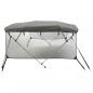 Preview: 3-Bow Bimini-Top mit Mesh-Seitenteilen 183x(154-167)x137 cm