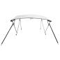 Preview: 4-Bow Bimini-Top mit Mesh-Seitenteilen 243x(230-244)x137 cm