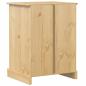 Preview: Medienschrank Corona 60x50x82 cm Massivholz Kiefer