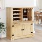 Preview: Weinschrank Corona 97x45x114 cm Massivholz Kiefer
