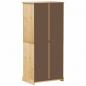 Preview: Kleiderschrank Corona 76x50x170 cm Massivholz Kiefer