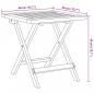 Preview: Garten-Beistelltisch 40x40x40 cm Massivholz Akazie