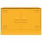 Preview: TV-Schrank Senfgelb 67x39x44 cm Stahl
