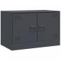 Preview: TV-Schrank Anthrazit 67x39x44 cm Stahl