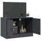 Preview: TV-Schrank Anthrazit 67x39x44 cm Stahl