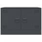 Preview: TV-Schrank Anthrazit 67x39x44 cm Stahl