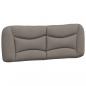 Preview: Bett mit Matratze Taupe 120x200 cm Stoff