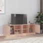 Preview: ARDEBO.de - TV-Schränke 2 Stk. Rosa 67x39x44 cm Stahl