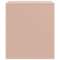 Preview: Nachttisch Rosa 34,5x39x44 cm Stahl