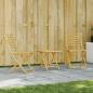 Preview: ARDEBO.de - 3-tlg. Bistro-Set Bambus
