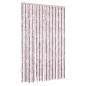 Preview: Fliegenvorhang Silbergrau und Rosa 118x220 cm Chenille