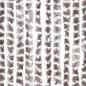 Preview: Fliegenvorhang Taupe und Weiß 118x220 cm Chenille