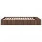 Preview: Bettgestell Braun Eichen-Optik 150x200 cm Holzwerkstoff
