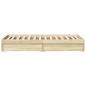 Preview: Bettgestell mit Schubladen Sonoma-Eiche 90x200cm Holzwerkstoff