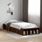 Preview: Bettgestell Braun Eichen-Optik 90x200 cm Holzwerkstoff