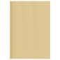 Preview: ARDEBO.de - Zeltteppich Beige 400x800 cm HDPE