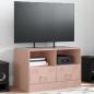 Preview: ARDEBO.de - TV-Schrank Rosa 67x39x44 cm Stahl