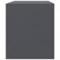 Preview: TV-Schrank Anthrazit 67x39x44 cm Stahl