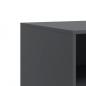 Preview: TV-Schrank Anthrazit 67x39x44 cm Stahl