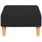 Preview: Fußhocker Schwarz 77x55x31 cm Stoff