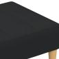 Preview: Fußhocker Schwarz 77x55x31 cm Stoff