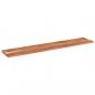 Preview: Tischplatte 140x30x2,5 cm Rechteckig Massivholz Akazie