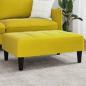 Preview: Fußhocker Gelb 77x55x31 cm Samt