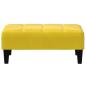 Preview: Fußhocker Gelb 77x55x31 cm Samt
