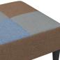 Preview: Fußhocker Patchwork 77x55x31 cm Stoff
