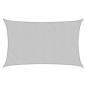 Preview: Sonnensegel Hellgrau 8x5 m 100% Polyester Oxford