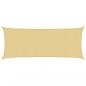 Preview: ARDEBO.de - Sonnensegel Sandfarbe 4,5x2 m 100% Polyester Oxford