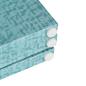 Preview: Raumteiler klappbar 120 x 170 cm Schmetterling Blau