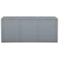 Preview: Garten-Aufbewahrungsbox 270 L Grau PP Rattan