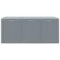Preview: Garten-Aufbewahrungsbox 270 L Grau PP Rattan