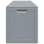 Preview: Garten-Aufbewahrungsbox 270 L Grau PP Rattan