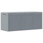 Preview: Garten-Aufbewahrungsbox 270 L Grau PP Rattan