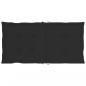 Preview: Gartenstuhlauflagen für Niedriglehner 6 Stk. Schwarz 100x50x3cm