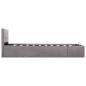 Preview: Stauraumbett Hydraulisch Taupe Stoff 90×200 cm