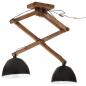 Preview: Deckenleuchte 25 W Schwarz 29x18x85 cm E27
