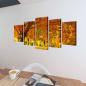 Preview: Bilder Dekoration Set Ahorn 200 x 100 cm