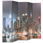 Preview: Raumteiler klappbar 200 x 170 cm New York bei Nacht